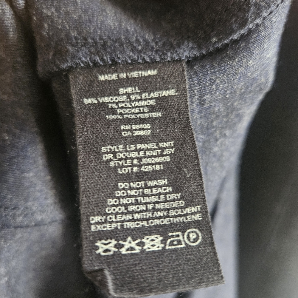 Theory Size S super Soft Navy Dress - Picture 4 of 5